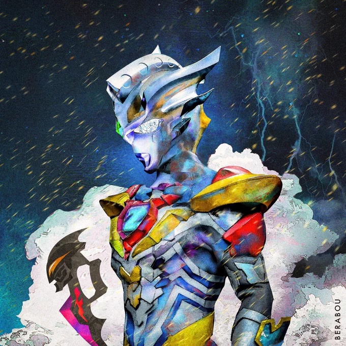 グリーザ退治の専門家#ウルトラマンX#ウルトラマンZ#イラスト #FanArtFriday 