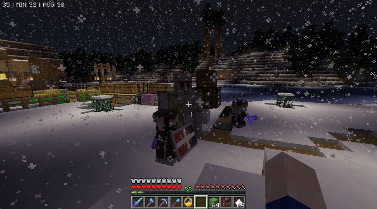ComanHoliday's tweet photo. #Minecraft #マイクラ #Rubidium #RubidiumExtras
←ルビジウムEXのTrue Darkness入り
オフにした状態→
雰囲気は良いけど作業するのに厄介だから、
ある程度村が発展するまでオフにしときます
ちなみに村開拓初期定番のピースフルは
とっくにノーマルにもどしています^^; https://t.co/KJ725vOJRx