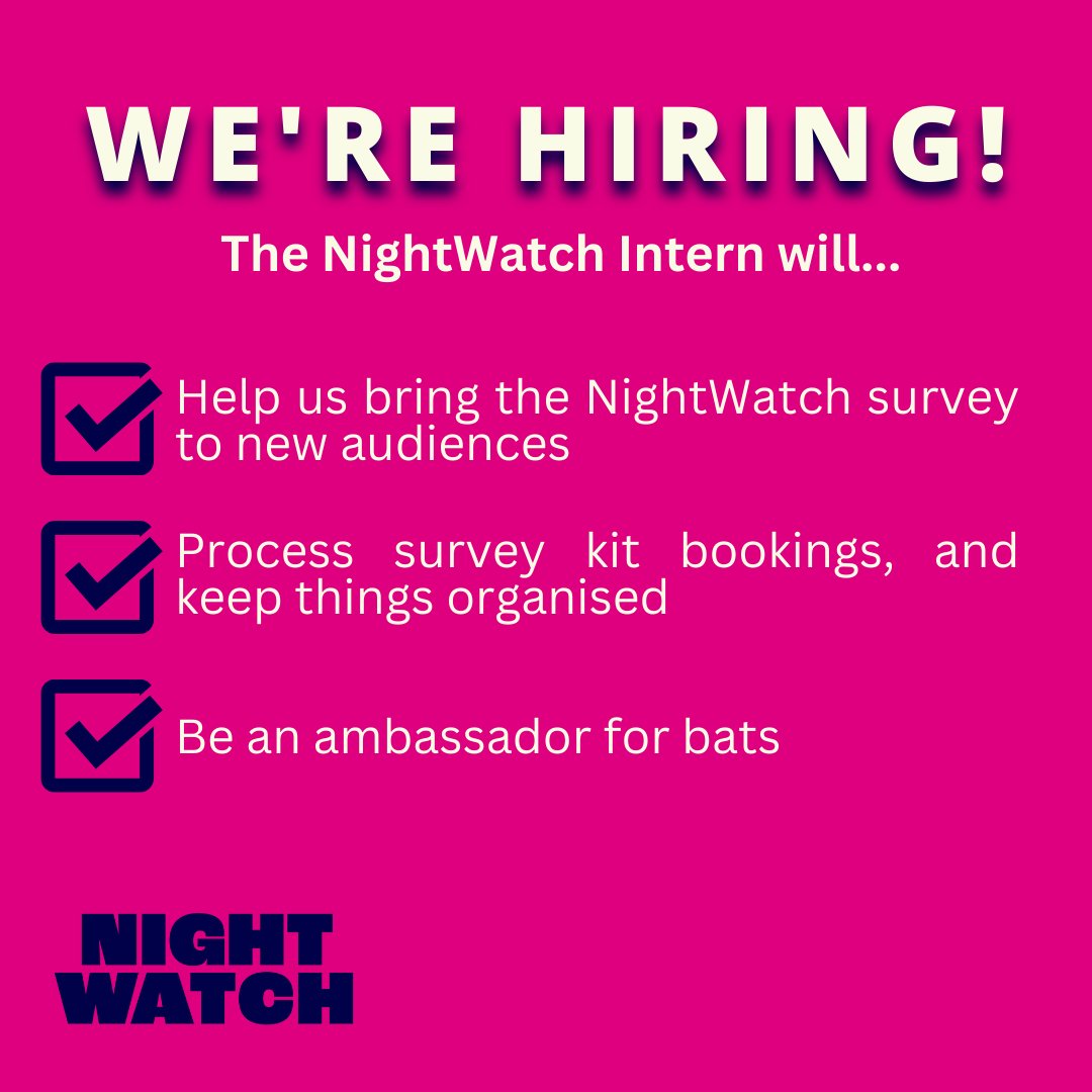 _BCT_'s tweet photo. - Paid Internship, #ProjectNightwatch to help us recruit and support NightWatch volunteers, and bring the project to a diverse range of audiences to ensure that everyone can access the benefits of connecting with nature! Deadline 9am 31st January: https://t.co/kQuqtCH0uT https://t.co/jmJcZ4lEto