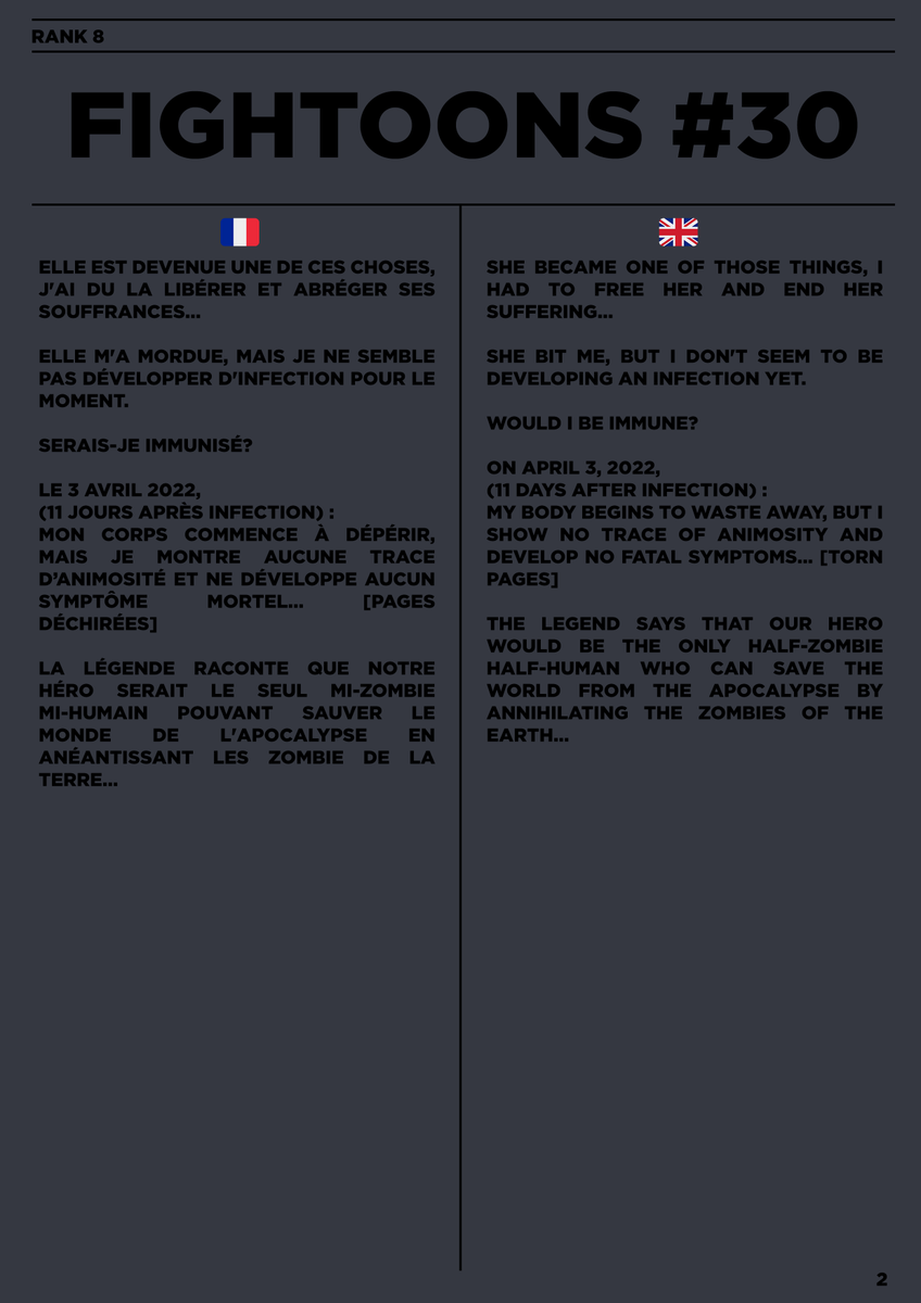 Fightoons #30
Rank : 8
Owner : None
 
Tyler found a Logbook about how life turned into an apocalypse in an other dimension... 😈

#MultiversX #Elrond $EGLD <a href="/FightoonsStudio/">FIGHTOONS😈</a>