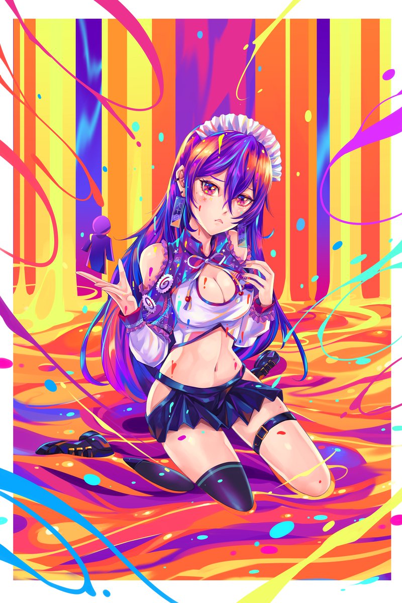 FILL COLORS / MURASAKI chan  0.1E
foundation.app/@swheatz1/anig…

#IROIRO_deriv 
<a href="/IROIRO_NFT/">IROIRO</a> 

#animenft