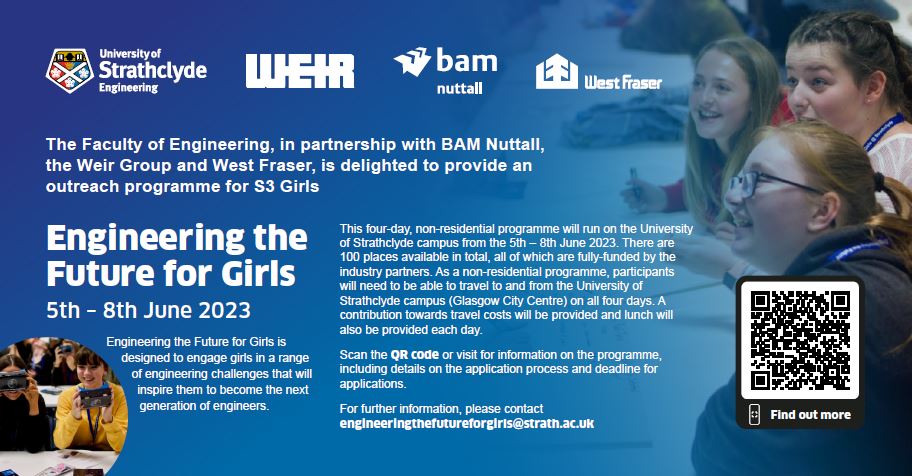 BearsdenPhysics (@bearsdenphysics) on Twitter photo Engineering the Future opportunity. <a href="/StrathEng/">Strathclyde Engineering</a> are offering a 4 day programme in June for any S3 girls interested in finding out about the field of engineering. For full details and an application form visit: strath.ac.uk/engineering/ou… Engineering the Future opportunity. <a href="/StrathEng/">Strathclyde Engineering</a> are offering a 4 day programme in June for any S3 girls interested in finding out about the field of engineering. For full details and an application form visit: strath.ac.uk/engineering/ou…