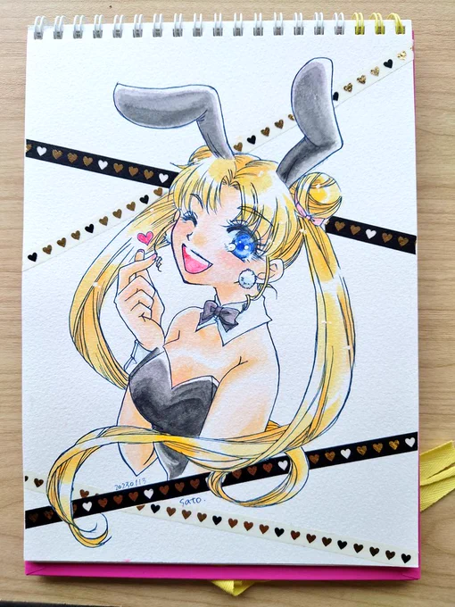 遅ればせながら兎年なので月野うさぎちゃん描いた#セラムンイラスト部#SailorMoon 