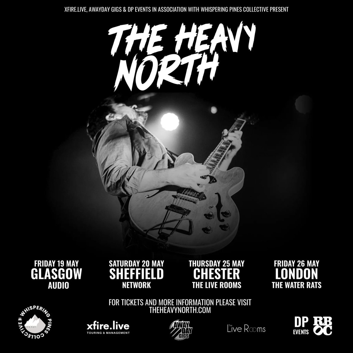 *SHEFFIELD CALLING*

Saturday 20th May we have the awesome <a href="/theheavynorth/">The Heavy North</a> headlining at <a href="/Network_Sheff/">Network_Sheffield</a> this is not a gig you want to miss!

Awayday Radio are tipping this band to be the must see bands in 2023 so get your tickets fast 🔥 

seetickets.com/event/the-heav…