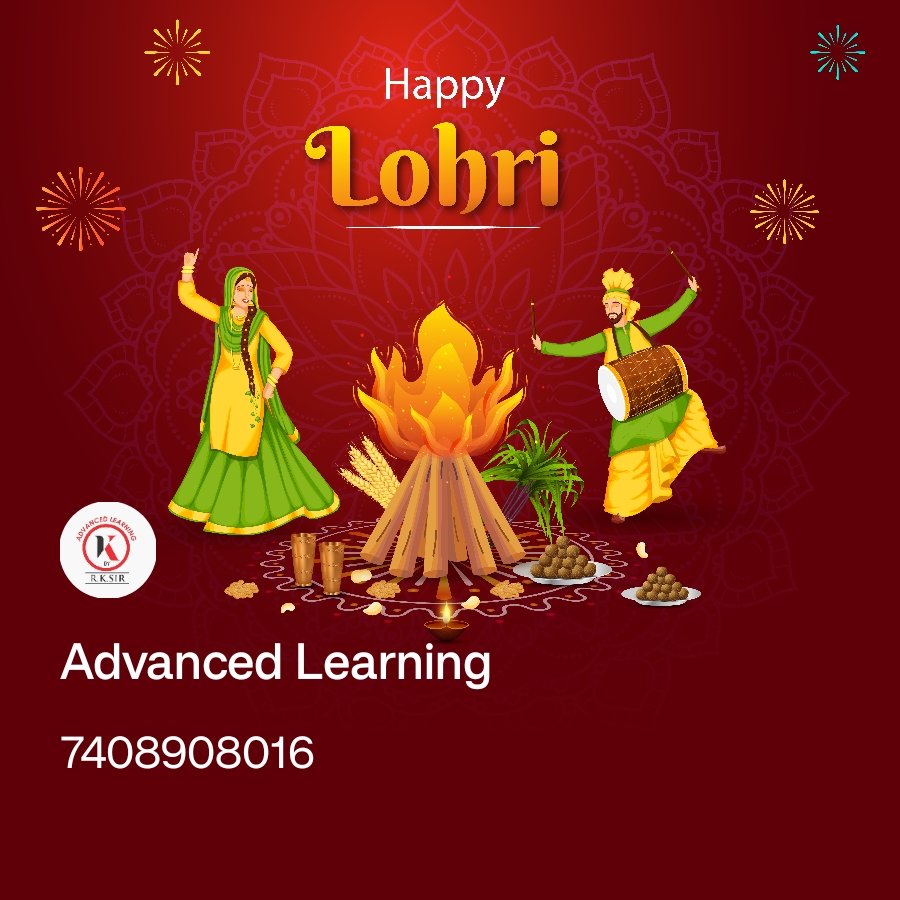 advanced_sir's tweet image. Happy Lohri
#HappyLohri2023 #HappyLohri
#advancedlearning
#advancedlearningbyrksir