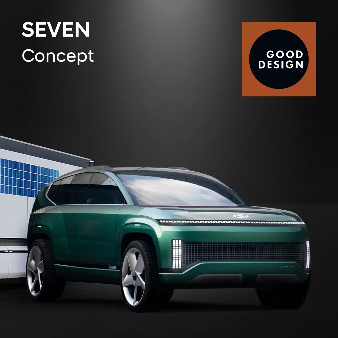 Hyundai_Global's tweet photo. Hyundai wins five 2022 #GoodDesignAwards.
#MobED, #PnDMobility and PnD #L7 have each earned an award in the Robotics category while #TrailerDrone and #SEVEN Concept have both been recognized in the Transportation category.
Learn more: https://t.co/0TROIC3OFo
#Hyundai https://t.co/RibL0OVVPY
