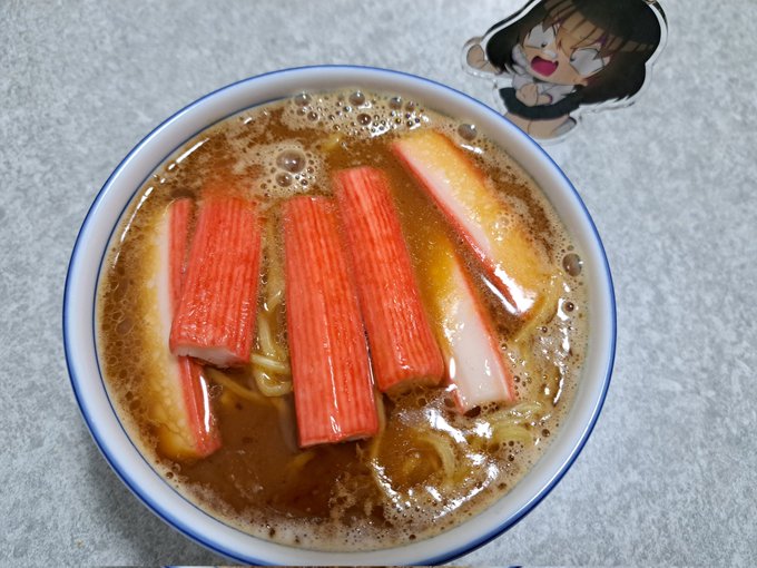 ゆずがえる特製、カニかまラーメン 