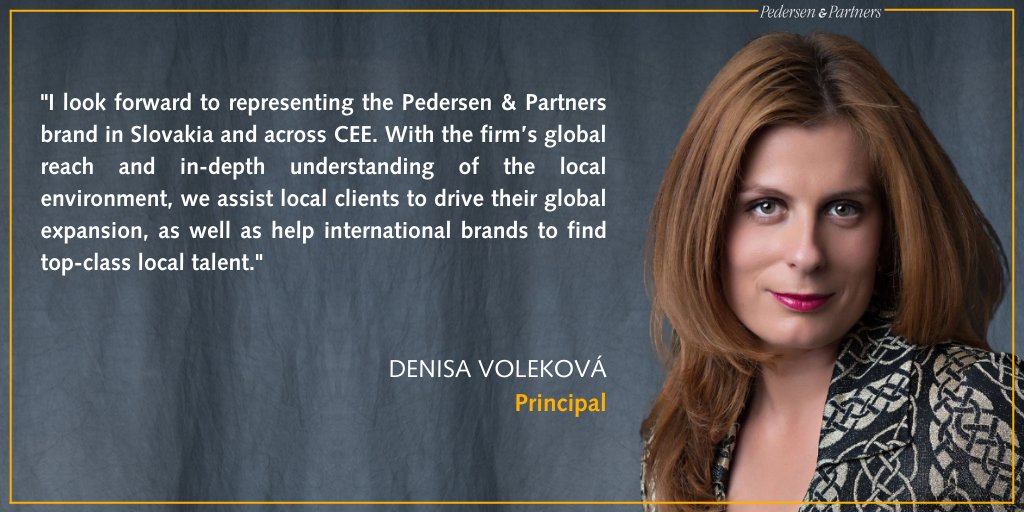 Pedersenptnrs's tweet photo. Denisa Volekova joins Pedersenptnrs' Bratislava team as Principal. She brings 20+ years of #InvestmentBanking, #AcquisitionIntegration and #strategy #consulting experience. Lately, she has directed her professional focus to the #energy sector through her work for ČEZ Group. https://t.co/anK4EIs3Rn