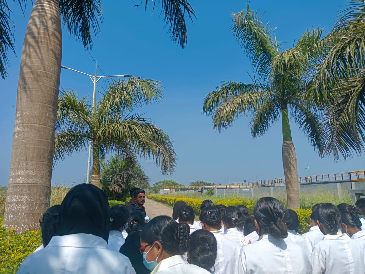 dvpharmacy's tweet photo. Our First year D.Pharm students Visited Sewage Treatment Plant Muttathara on 5th  January 2023. https://t.co/uQkWQfnjEa