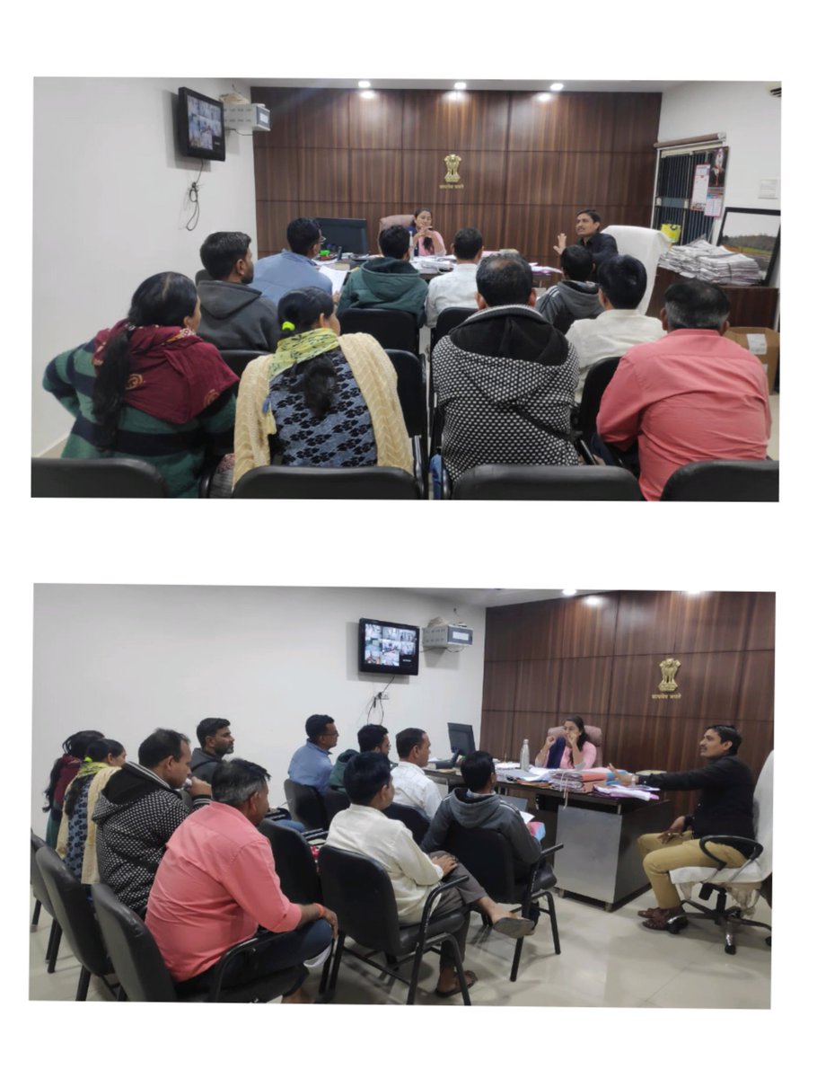 32Bayad's tweet photo. મતદારયાદી ડેટા પ્રમાણિકરણ માટે ફોર્મ 6B માં 25% થી ઓછી કામગીરી થયેલ BLO શ્રી ની @mambayad ના અધ્યક્ષ સ્થાને રીવ્યુ મિટિંગ રાખી આગામી 10 દિવસ માં વધુ માં વધુ ફોર્મ 6B મેળવવા સૂચનાઓ આપવામાં આવી
#form6B
@CEOGujarat @DeoArvalli @EroBayad https://t.co/haNTQBC2GT