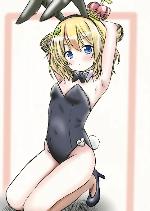 #フラワーナイトガールイラストこないだのオナモミに色付けたやつ卯年だし(言い訳 