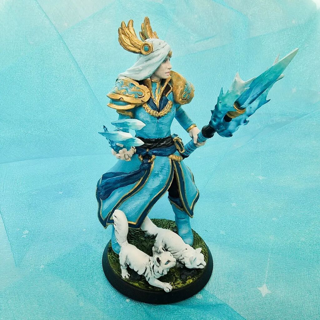 _ellyonart's tweet photo. Just reuploading in bit better quality. I've realised after posting the first one, the quality was really bad. 😂
.
.
.
#actionfigure #mage #cats #acrylic #heroforge https://t.co/NHSI5DBVwc