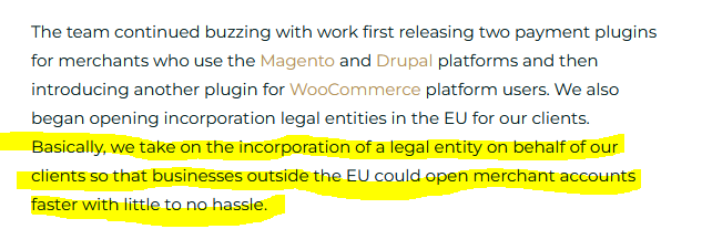ebit4u's tweet photo. Another authorized EU PSP that is marketing its "shell company incorporation service in" Europe. #maxpay, @ecb https://t.co/rSFx4Kt1Lv