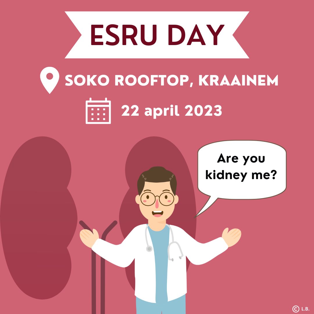 🚨SAVE THE DATE🚨 - ESRU DAY on 22nd April! 

Can you guess the theme? 😏

Great topics, experts in the field and let's not forget the networking afterwards! 🕺

Put it in your calendar already! 🗓️

@uroweb <a href="/ESRUrology/">European Society of Residents in Urology</a> <a href="/Uroweb/">European Association of Urology (EAU)</a>ESU  #esruBE #urology #residents