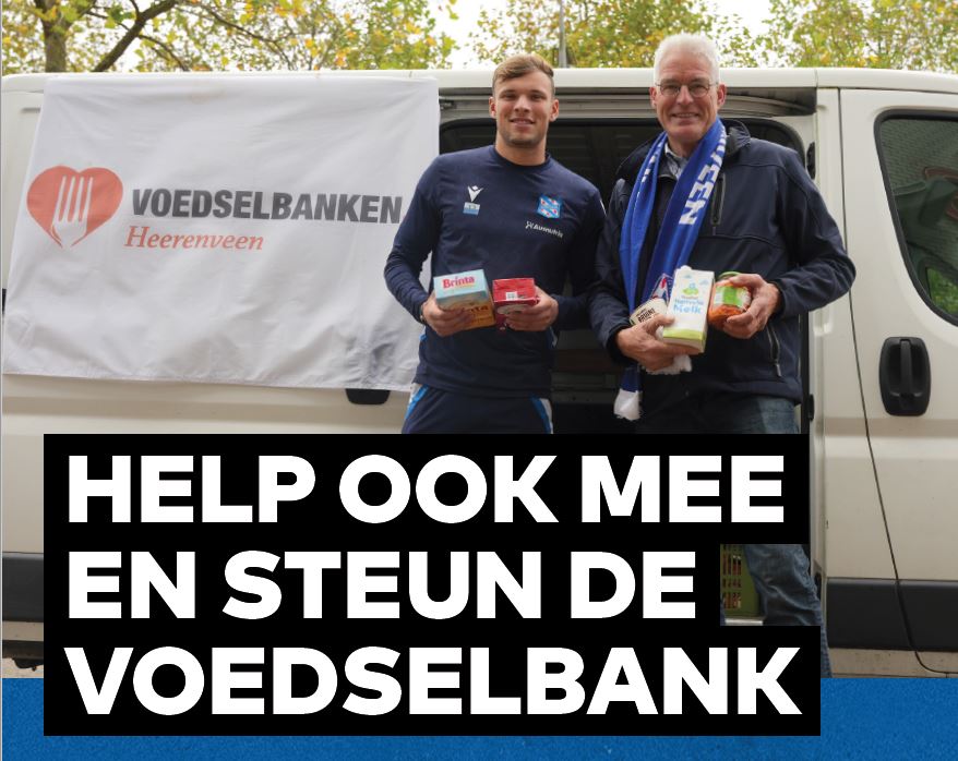 Effektief steunt sc Heerenveen in de actie voor de voedselbank! Help jij ook mee? Lees in dit nieuwsbericht over deze actie. effektief.nl/.../effektief-…...
#Effektief #SCHeerenveen #voedselbankheerenveen #samensterk #doneren #jeugdfondssportencultuur