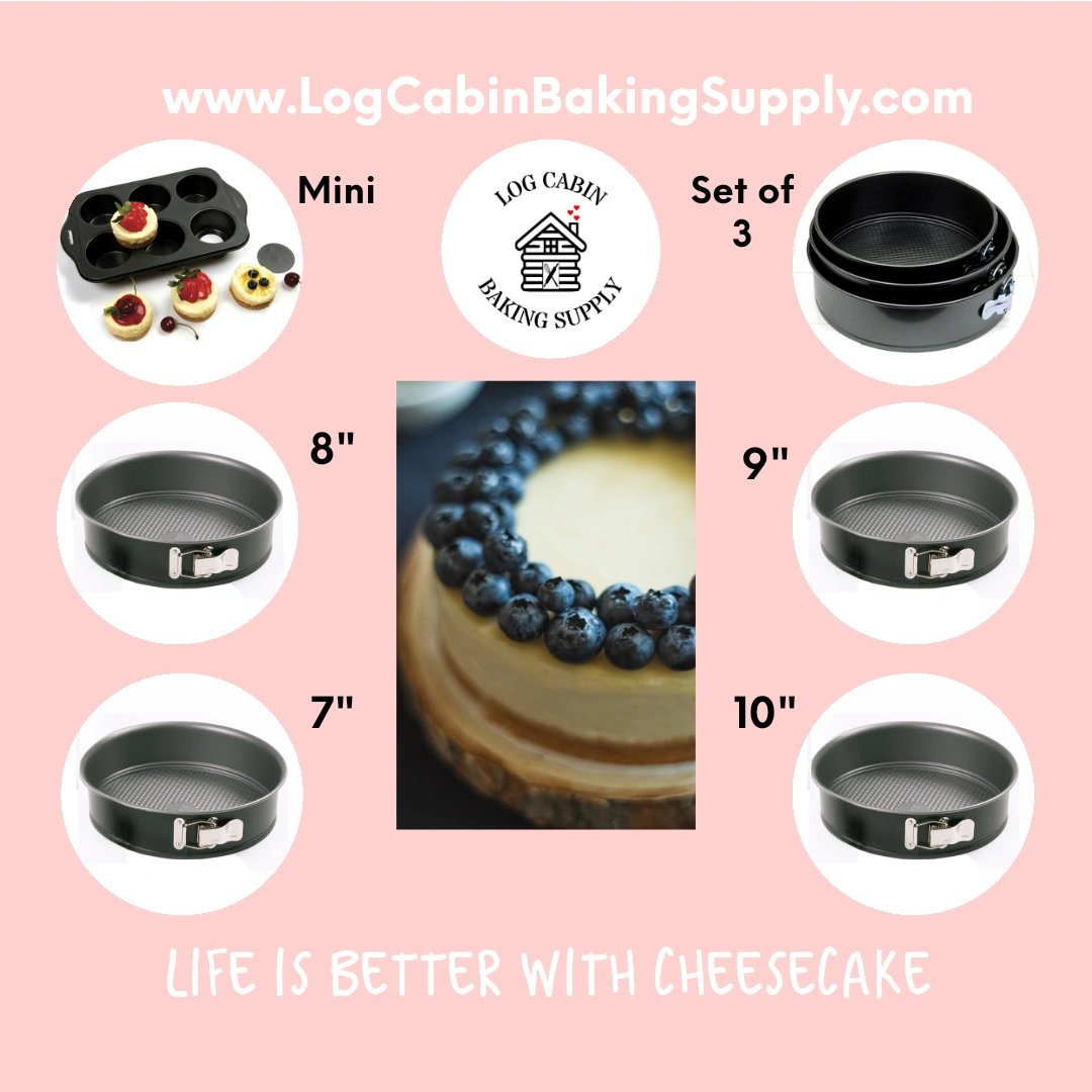 BakingLog's tweet photo. Life is better with #cheesecake

https://t.co/TjD7D9TuDP

#cheesecakes #cheesecakepan #springformpan #logcabinbakingsupply #shopsmall #smallbusiness #baking #bakingcheesecake #strawberrycheesecake #blueberrycheesecake #cherrycheesecake #bakinglove #lovebaking #homemade #homebaked https://t.co/Akkoa1zuzs