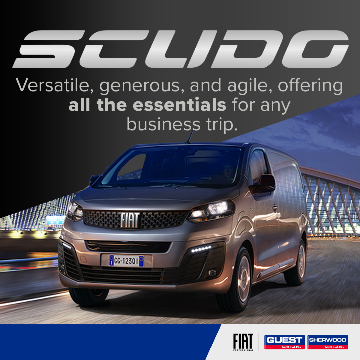The Fiat Scudo - available NOW at Guest Truck and Van. 
Call our sales team on 0121 553 2737 for more information. 

#guest #sherwood #fiat #fiatprofessional #van #fiatfiorino #fiatdoblo #fiattalento #fiatducato #fiateducato #fiorino #doblo #talento #ducato #educato #AProLikeYou
