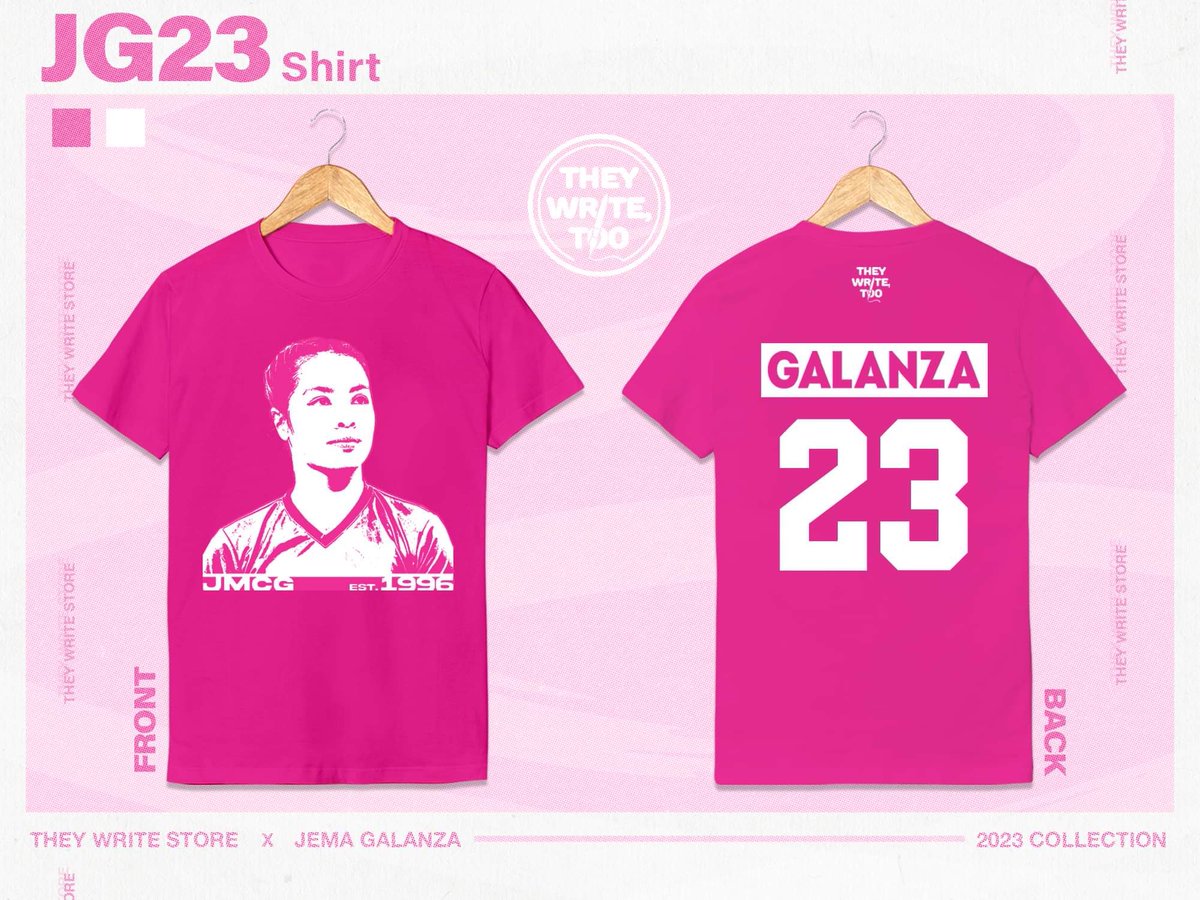 theywriteSTORE's tweet photo. Who's ready to witness more powerful kills, great saves, and killer serves in the PVL from the one and the only Jema Galanza? 💖🐦

Stans, this one's for you.

#theywritestore https://t.co/YVssbKx0Dg