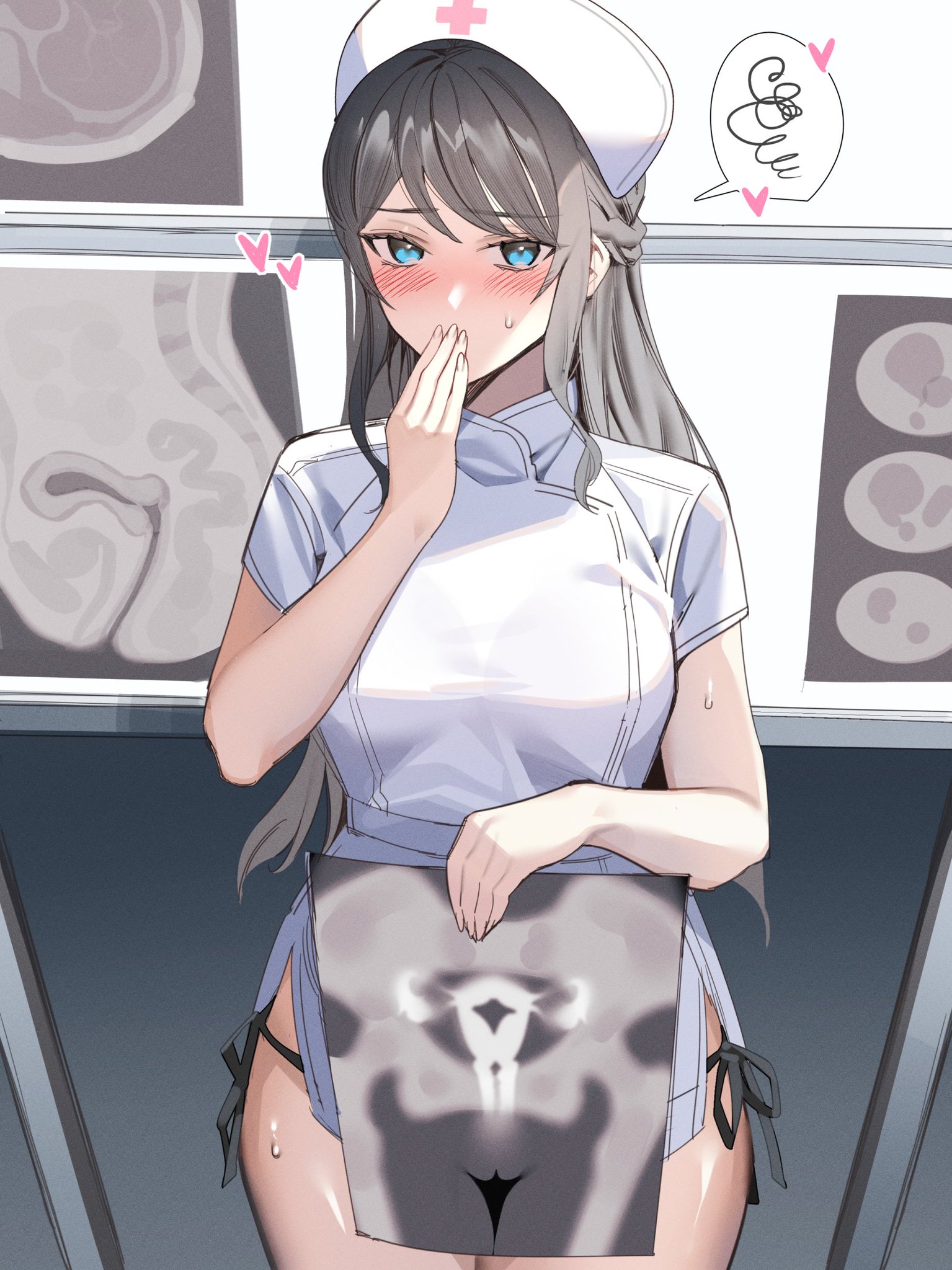 [閒聊] 陪放射師練習的護士