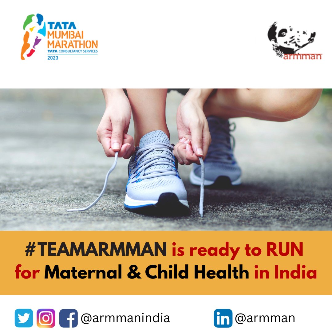 armmanindia's tweet photo. 60 of us from #TeamARMMAN are all set to run at the Tata Mumbai Marathon on 15th January 2023 to raise awareness about Maternal and Child Health in India. @TataMumMarathon
#tatamumbaimarathon #tmm2023 #tmm #mumbai #hardilmumbai #marathon #armman #maternalhealth #childhealth https://t.co/7t90Xk2T46