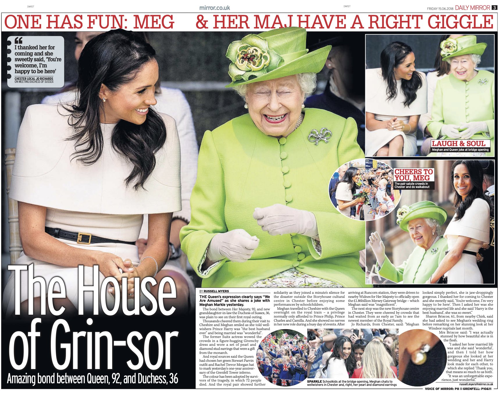 Valentine Low on Twitter "Here's the reality. The Daily Mirror https