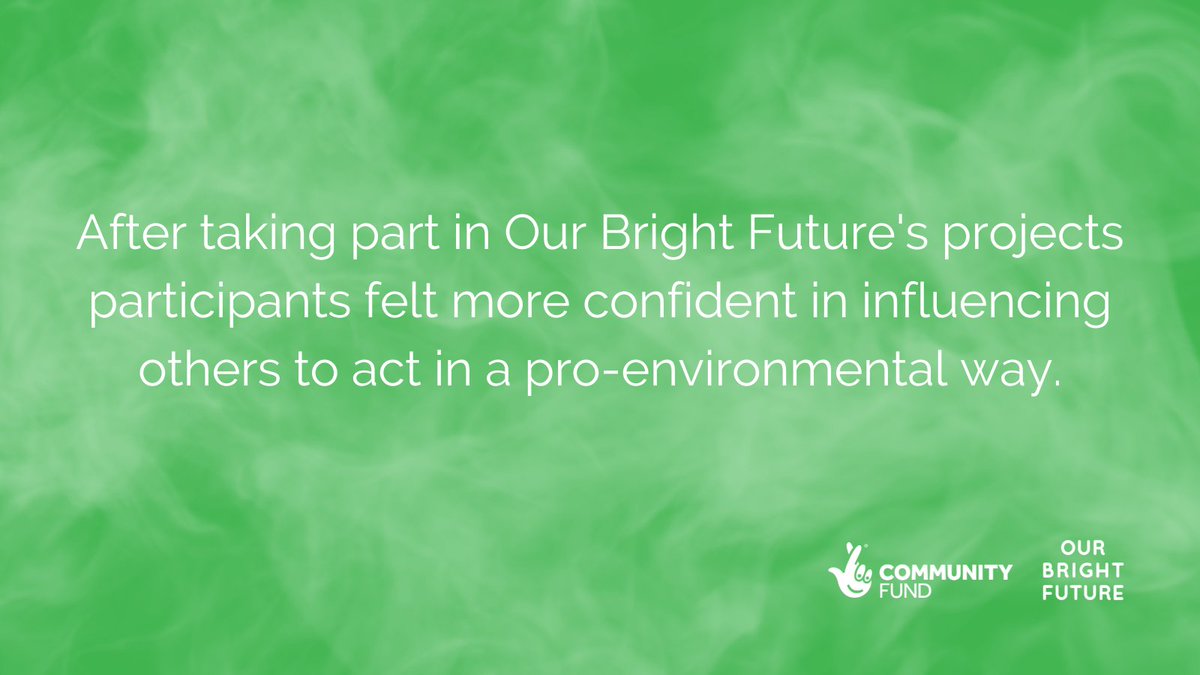 The Our Bright Future programme empowered young people to become skilled and engaged citizens. After taking part 95% of participants said they felt their confidence had improved during the programme 👏