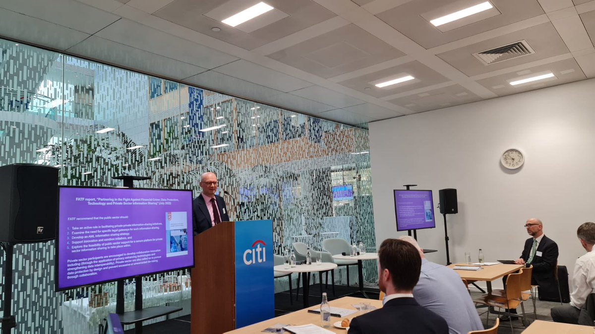 MarcusPleyer's tweet image. Happy to give the opening speech&amp;amp;moderate a panel at yesterday‘s Dublin FinCrimeForum on „Collaboration to Tackle Financial Crime in Ireland“ organised by the #FFIS initiative. Presented FATF‘s 2022 report „Partnering in the Fight Against Financial Crime“: bit.ly/3CKoaYy