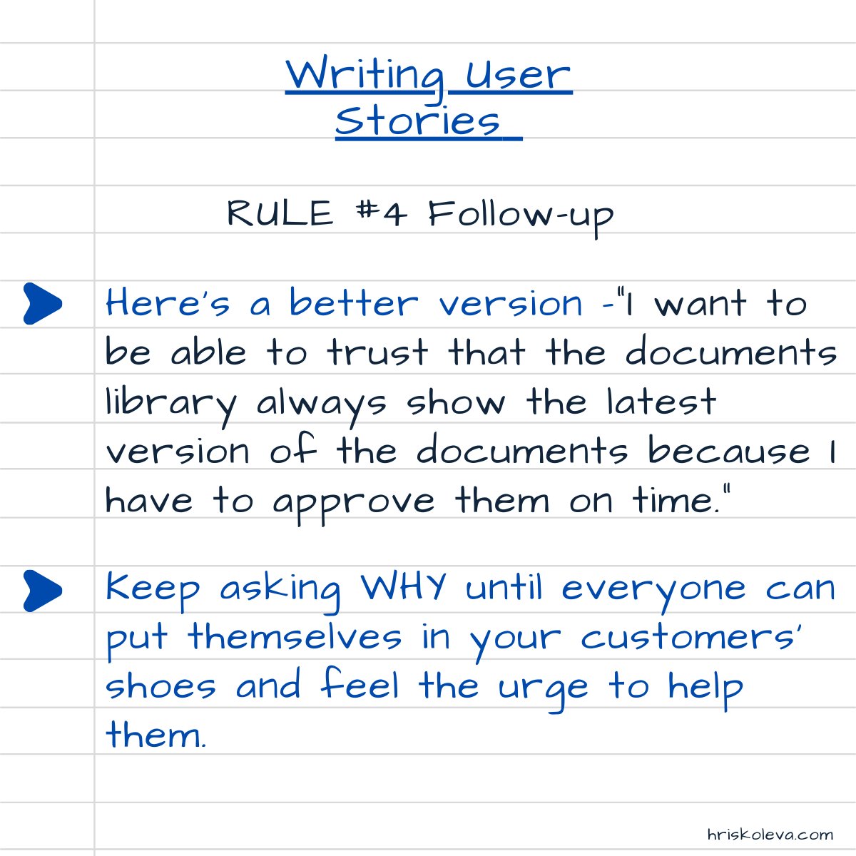#userstories #productmanagement #qualityculture