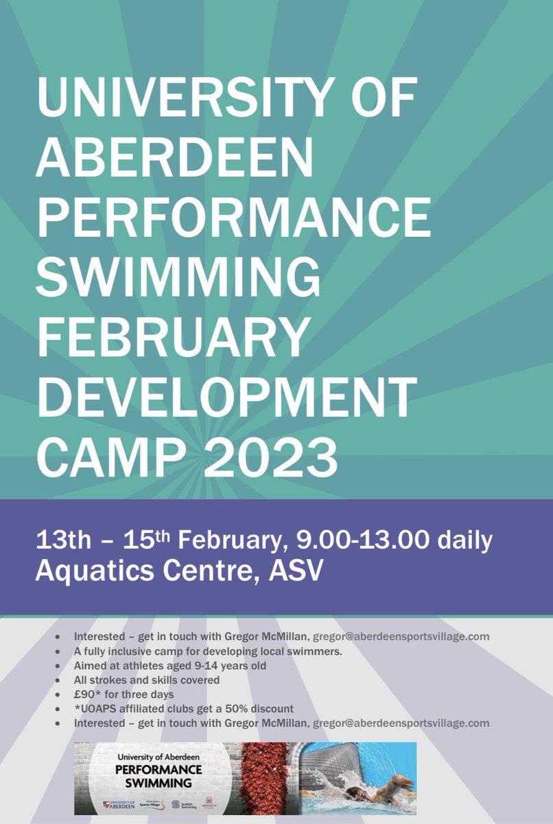 Come join our 3 day camp in February. Get in touch with <a href="/Gregormcswim/">Gregor McMillan</a> and/or <a href="/jad4gold/">Jenn Davis</a> for more details. #graniteswimming #development #fun