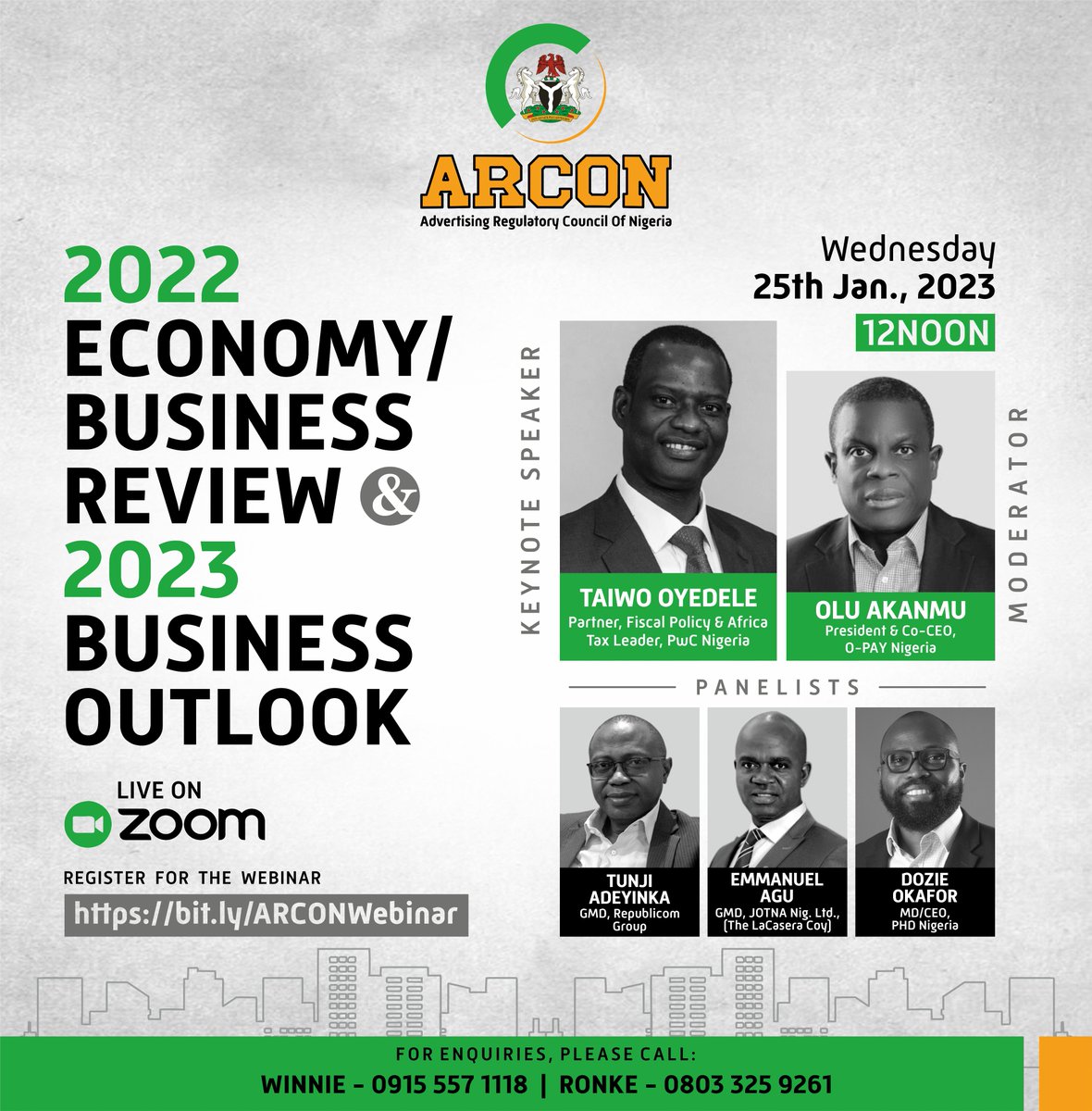 It's always good to have a quick/holistic review of the previous year and set a new goal for the new year so as to achieve a ground-breaking milestone.

Join this session to quicken your knowledge as you journey through the year 2023. It's absolutely FREE.

#arconcares