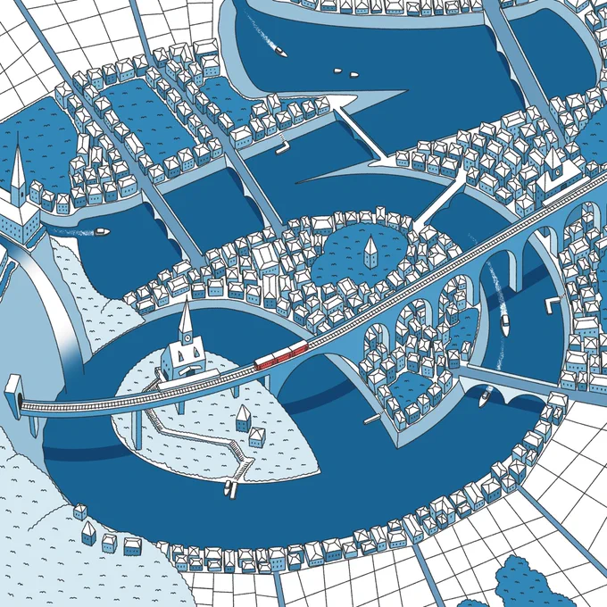 ひらがな都市、こたのお気に入りは「す市」「ぬ城」「ゆ温泉」「る川」です! 