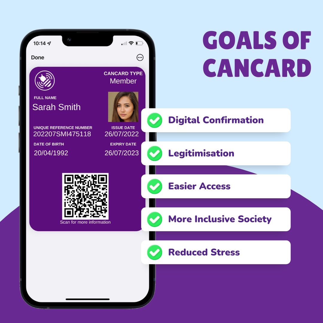 With #CanCard, our new #DigitalID, we hope to increase #Accessibility and ultimately make society more equitable and inclusive to those who need that extra bit of help. #SignUp today to be the first to know when it launches!