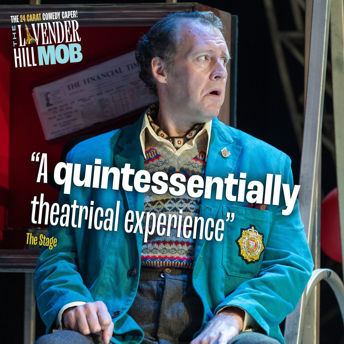 Join us for a 'quintessentially theatrical experience' until February! The men who broke the bank and lost the cargo are visiting a theatre near you. Book your tickets via the link in our bio!