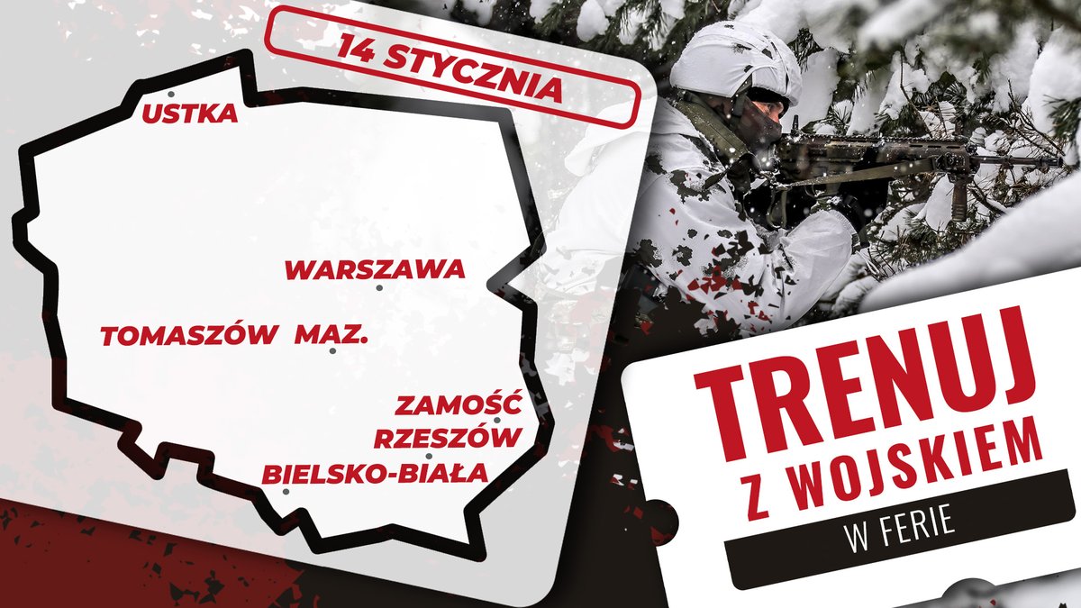 wcrsandomierz's tweet image. #trenujzwojskiem już jutro! Zapraszamy!
 ✅Zamość #19BZ
 ✅Tomaszów Maz. @25BKPow
 ✅Rzeszów @21_bsp
 ✅Ustka #CSMW @MarWojRP
 ✅Bielsko-Biała @_6BPD_
 ✅Wesoła @1WBPanc