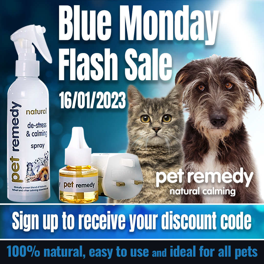 Click here to sign up for our Blue Monday Flash Sale... petremedy.co.uk/pet-remedy-inf…
