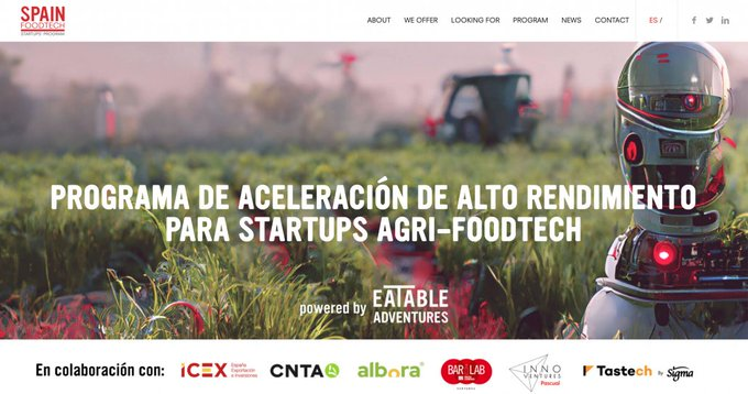 aemprende's tweet photo. 🌐 En marcha 2ª ed. #SpainFoodtech‼️
📣 Para #startups sector ➡️agri-food-tech⬅️
🚀 Programa #aceleración alto rendimiento.
✔️ Con ➕200 expertos internacionales.
💰 Inversión de hasta 1M € en los próximos años.
¡Convocatoria abierta hasta 27 enero! 👇
https://t.co/tdRKohDpZL https://t.co/coZlXfBWZ0