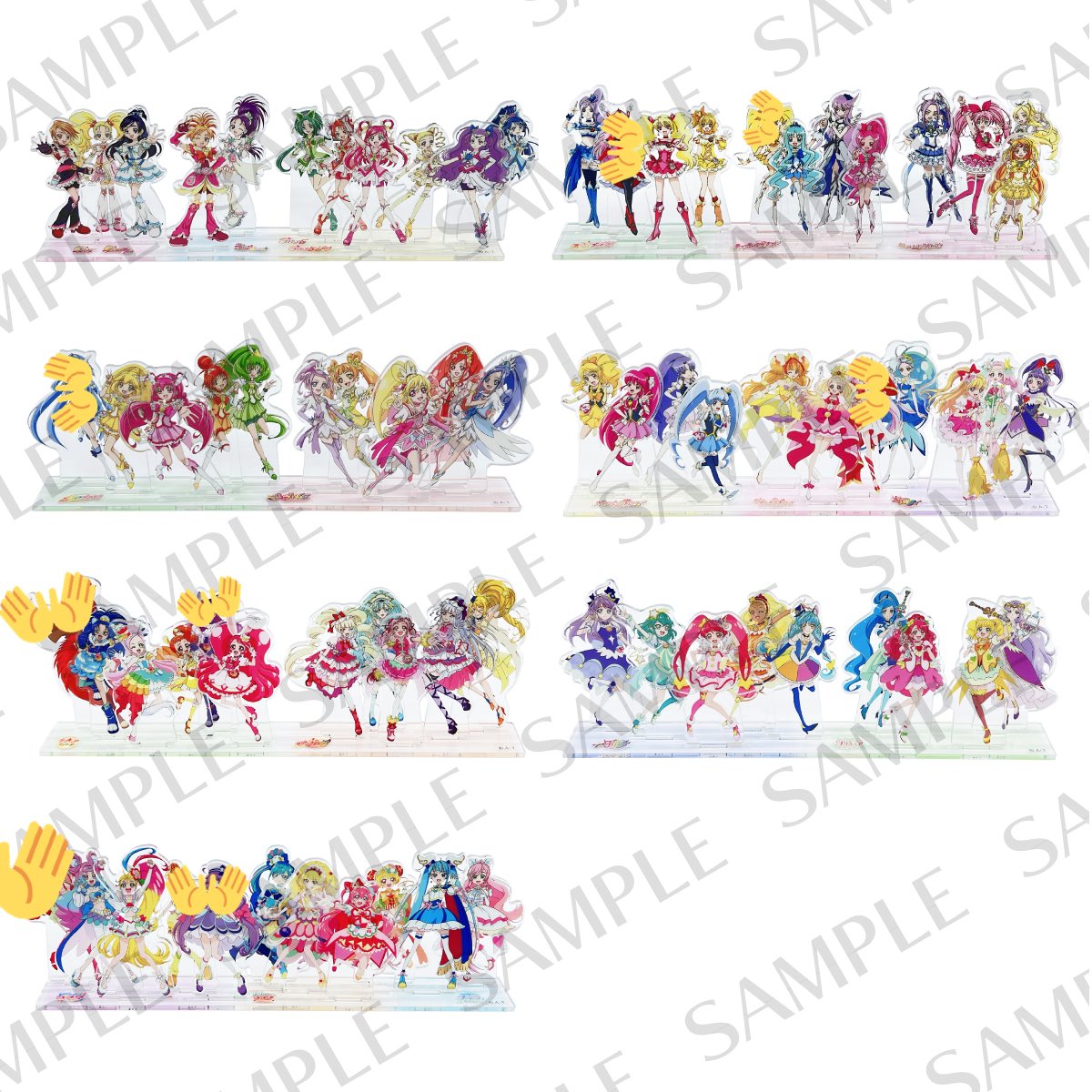 即納&大特価】 プリキュア展 アクリルジオラマ スタプリ ヒープリ