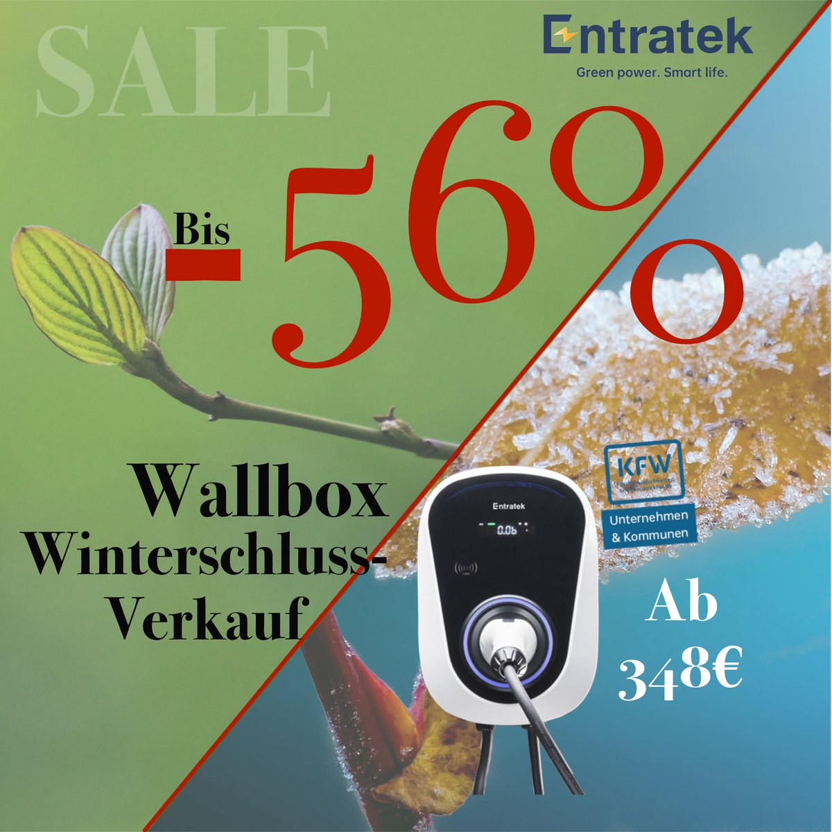 Entratek's tweet photo. Winterschlussverkauf für Wallboxen 🎉!

Erhaltet die beliebte Power Dot Pro 2 zum absoluten Bestpreis in unserem #Winterschlussverkauf 💰.

Wer schnell zuschlägt, dem winken bis zu 56 % #Rabatt auf die #Wallbox für Eigenheim &amp; Gewerbe.

Jetzt zugreifen: https://t.co/vO9Q6HuAAh https://t.co/TnpihjTaEK