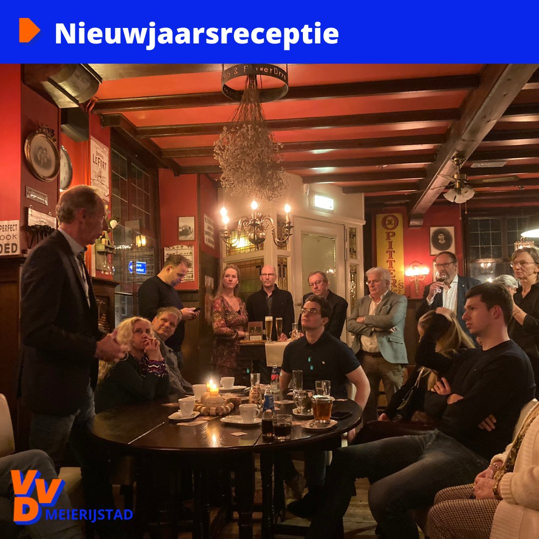 𝐍𝐢𝐞𝐮𝐰𝐣𝐚𝐚𝐫𝐬𝐫𝐞𝐜𝐞𝐩𝐭𝐢𝐞 𝐕𝐕𝐃 𝐌𝐞𝐢𝐞𝐫𝐢𝐣𝐬𝐭𝐚𝐝

Aanwezige luisterden aandichten tijdens de goed bezochte nieuwjaarsreceptie van VVD Meierijstad tijdens de speech van voorzitter Arjen van Dalsum. Het was een geslaagde avond!