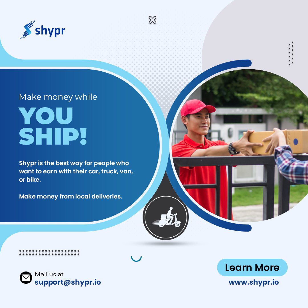 Shypr_Protocol's tweet photo. Are you ready to turn your passion into profit? With #Shypr, you can start shipping your products and make money quickly and easily.

https://t.co/unkmnhXWqJ

#earningonthego #logistics #earnmoney #logisticsmanagement #roadtrip #travel #travelgram #travelling #logisticssolutions https://t.co/0reeWNc4ho