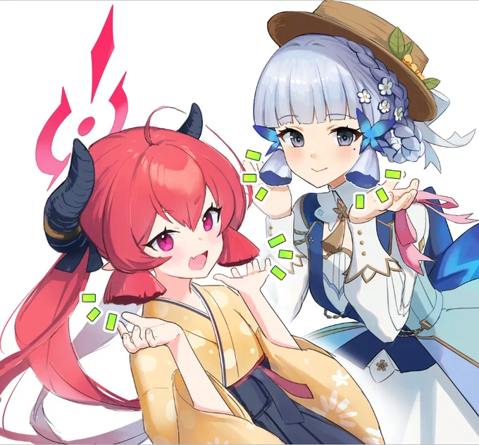 この部分 肉球並にかわいいが詰まってると思ってる #原神 #ブルアカ 