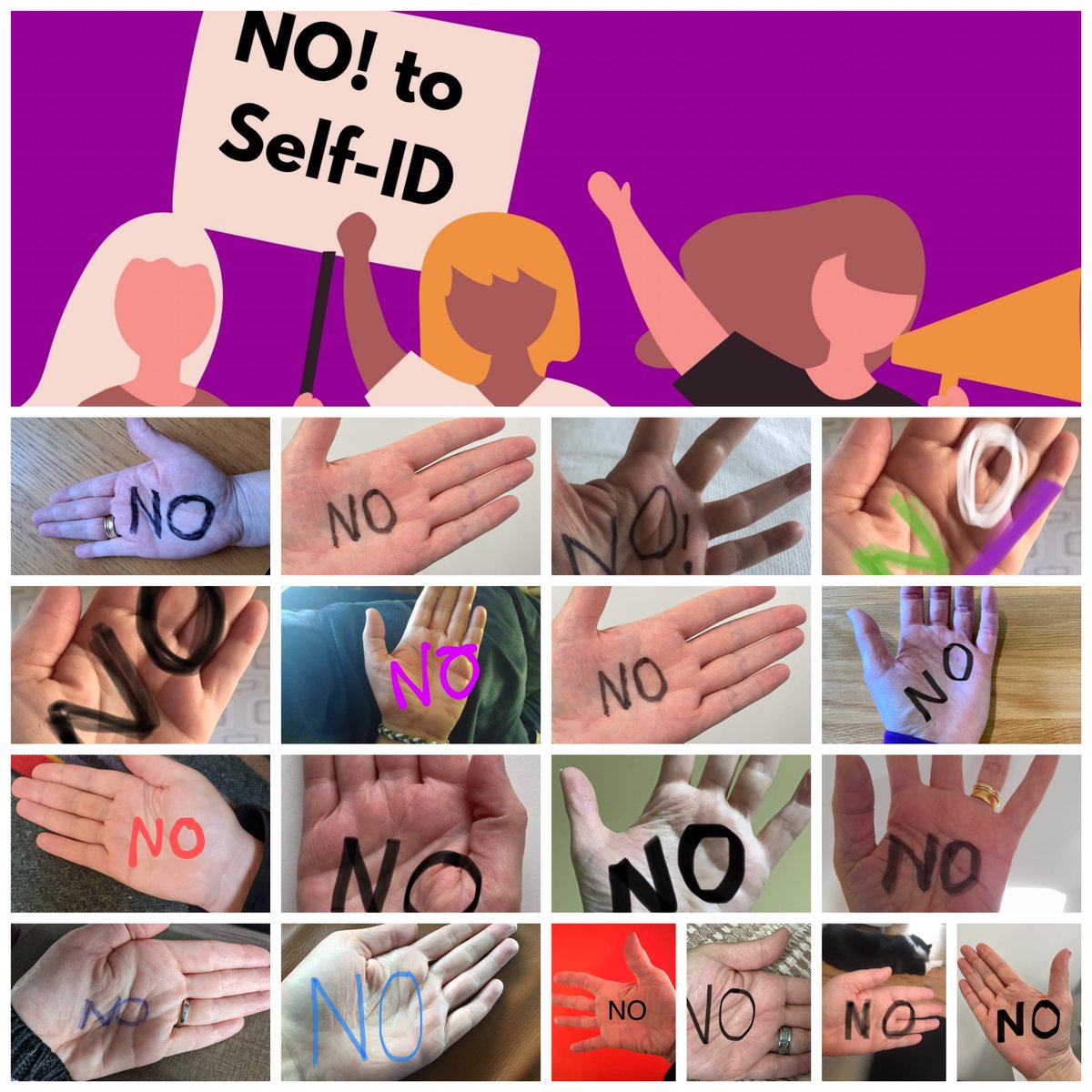 💚With other women we have participated in numerous twitter storms e.g.
#NoToSelfID
#PauseTheBill
#WomenWontSubmit
#WomenWontWheesht
#KeepPrisonsSingleSex
#SaveOurSports
#SaveOurSpaces
#ThisIsMyNo 
#NoToDragQueenStoryHour
#NotYourSheild 
#SackTheGRRJack