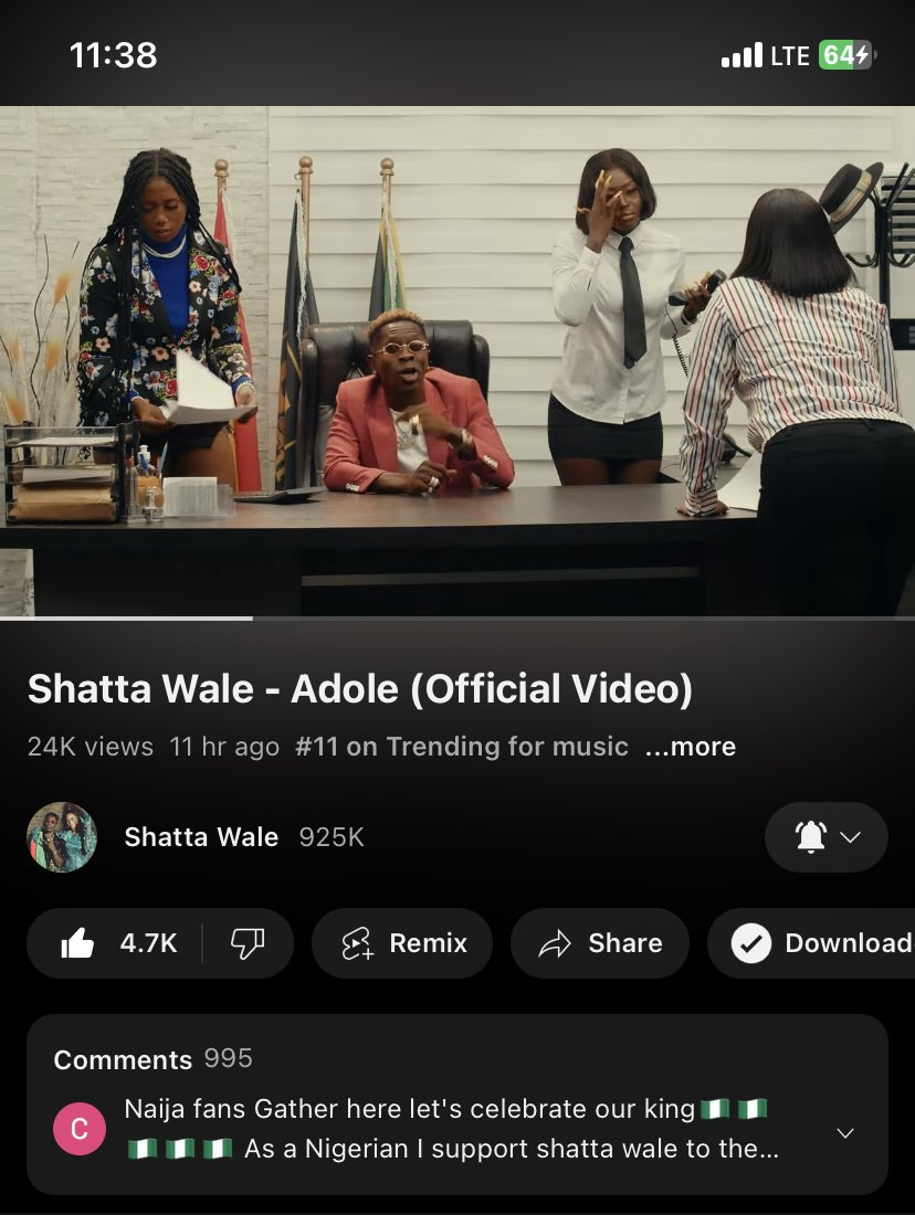 ⁦@shattawalegh⁩ 
You are music
What a song😭🥹❤️❤️#adole #GOGALBUM  we are winning Grammy🥹❤️🙏🏾🇬🇭