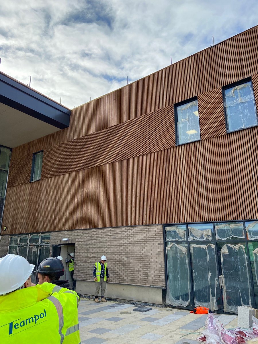 Finished project: Chilterns Lifestyle Centre.

✓SFS;
✓Rimex SS cladding finishes;
✓Timber cladding;
✓WBS Brickslips Facades.

Email:
info@teampol.co.uk
Tel:
01634 730 773

#teampol #sfs #sheathingboards #Timbercladding #Brickslips #SFS #cladding #london