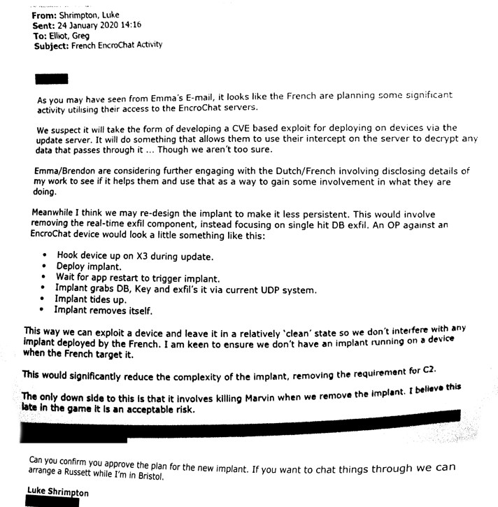 upsidedowntimes's tweet photo. #Encrochat news Pls RT The book ends of live intercept from Shrimpton's 24/01/2020 take on the hack prior to warrant app &amp; NFI confirm of 14/04/2021 of that exact process.  There is no state secret &amp; the NCA were aware, it's just legal smoke &amp; mirrors to mislead courts &amp; public https://t.co/BagdJiwIvU