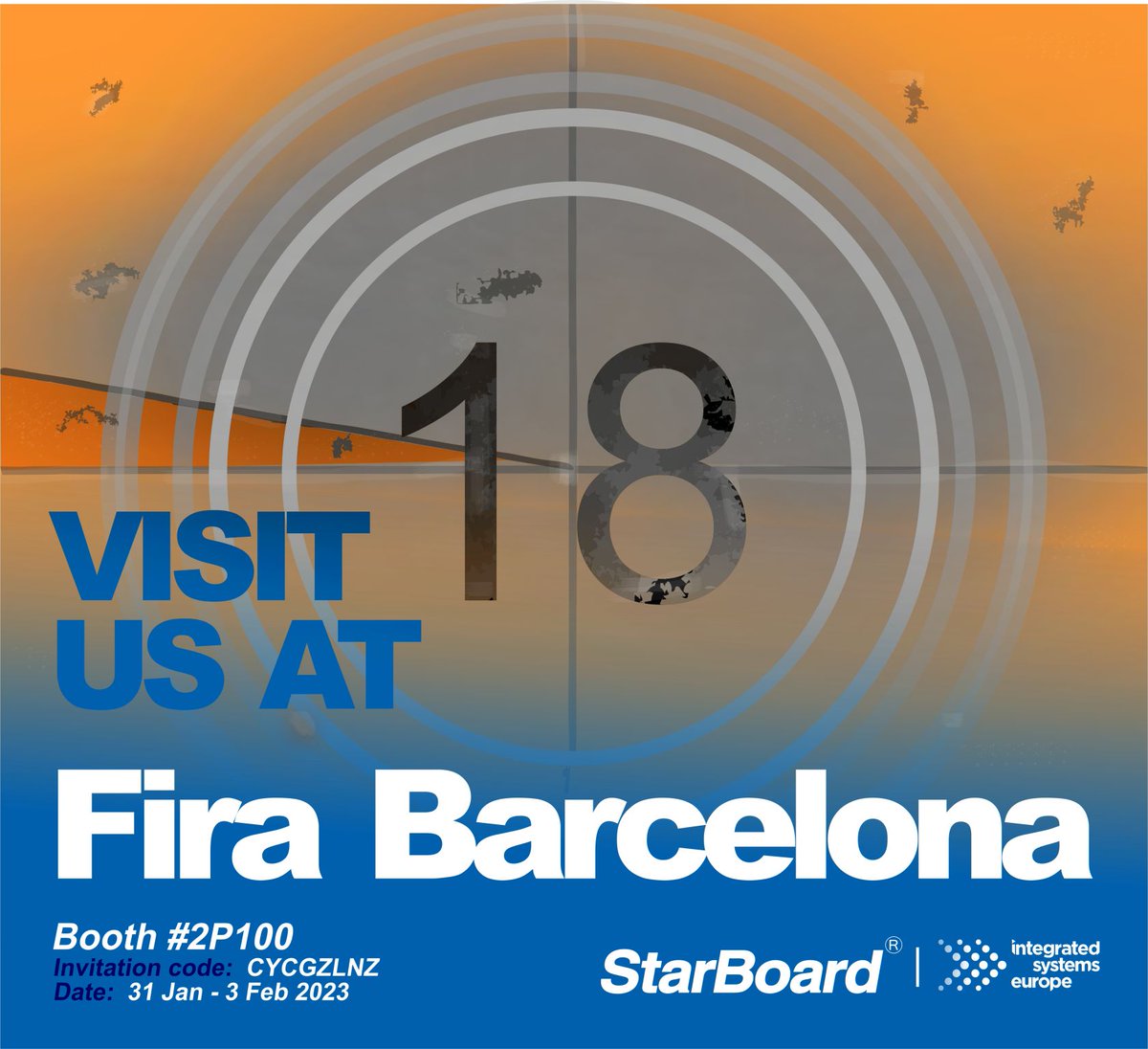 Attention all professionals! StarBoard Solution will be showcasing Integrated Systems Europe (ISE) at booth 2P100 Unified Communications and Education Technology Hall.

#ISE2022 #UnifiedCommunications #EducationTechnology #ISE23 #Barcelona #BeyondCollaboration
#AV #proav