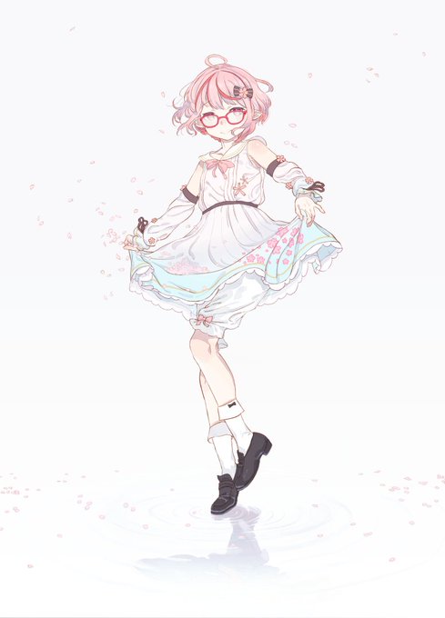 Skebにてご依頼いただきました、甘味のかさん ご自身のワンオフアバターの絵です ご依頼ありがとうございました～!🌸 