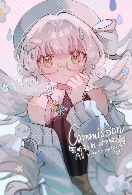 リクエストありがとうございました!キャラデザ超可愛くて元気が出ました #Skeb #Commission 