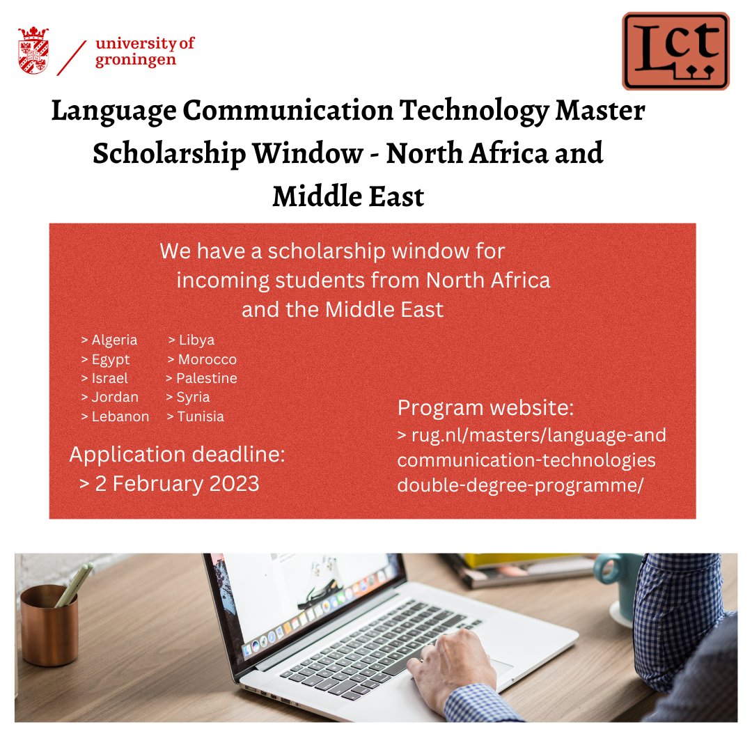 Are you from one of these countries and want to apply for a scholarship? Check our website for more information