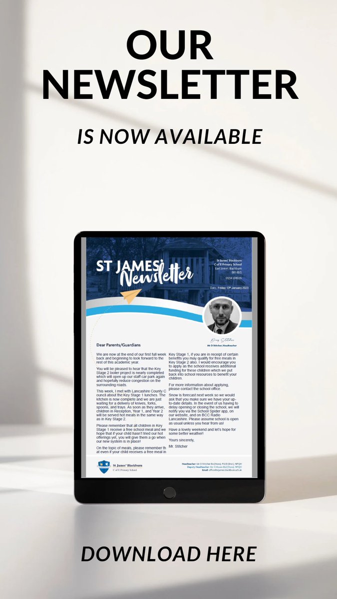 St James' C of E Primary School, Blackburn tweet media